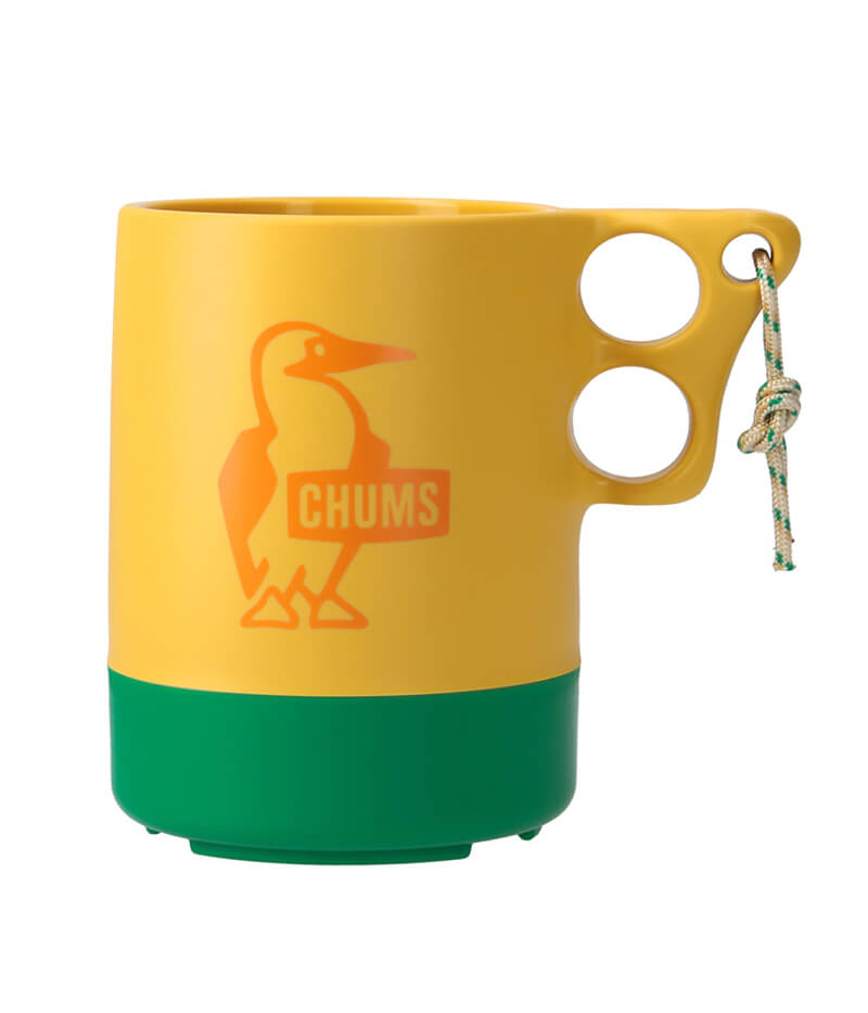 CHUMS CAMPER MUG  LARGE YELLOW - GREEN